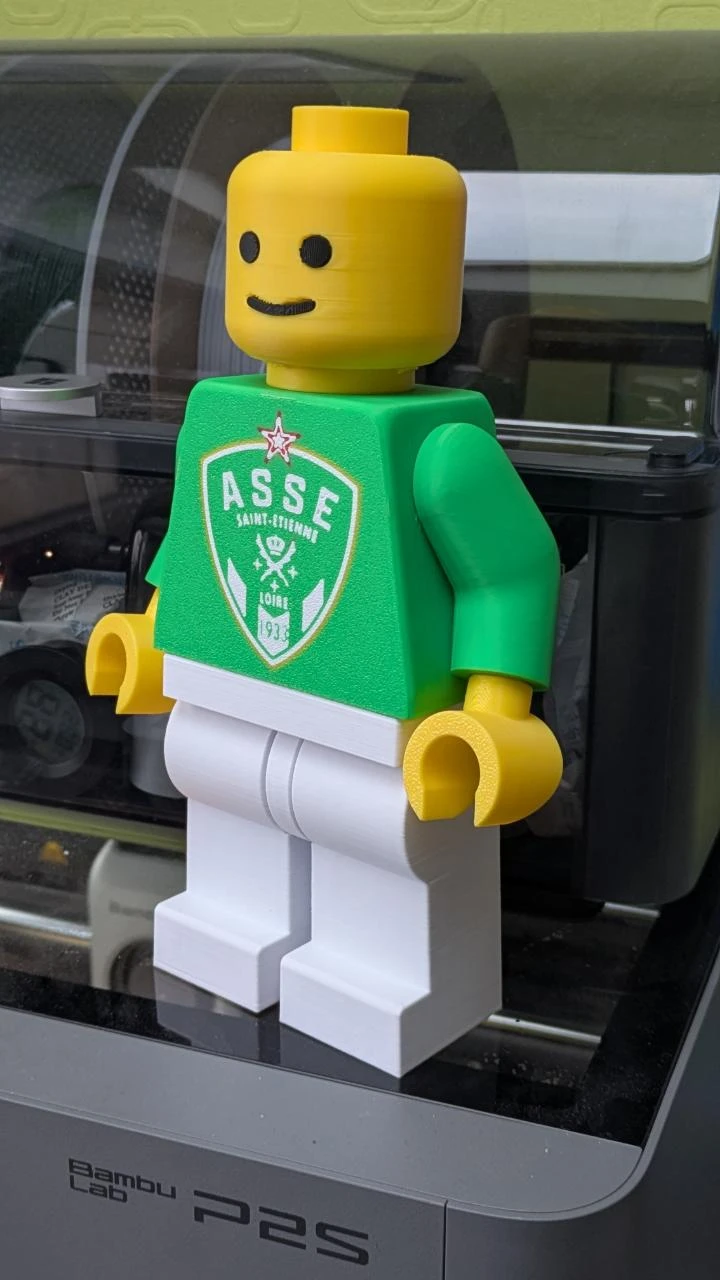 AS Saint-Étienne brick figurine – Unique item for Green fans! – photo 2